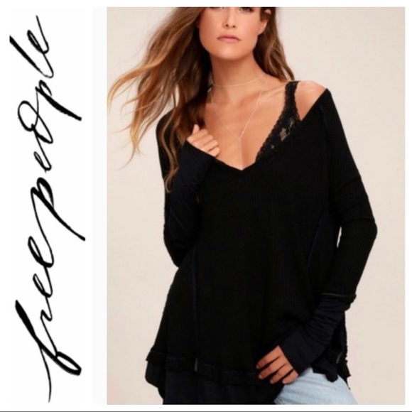 Free People Tops - 💕SALE💕 We the Free People Black Tangerine Top